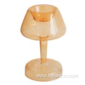 Retro Glass Candle Holder Stand Tea Light